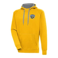 Men's Antigua  Gold Charleston RiverDogs Victory Pullover Hoodie