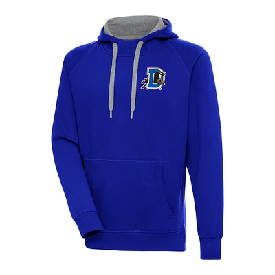 Men's Antigua Royal Durham Bulls Victory Pullover Hoodie