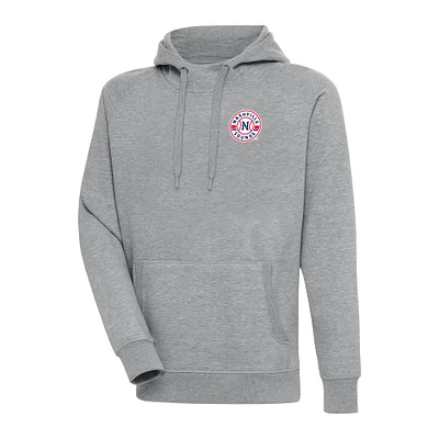 Men's Antigua Heather Gray Nashville Sounds Victory Pullover Hoodie