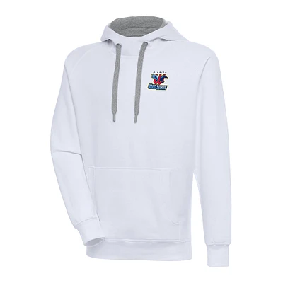 Men's Antigua White Wichita Wind Surge Victory Pullover Hoodie