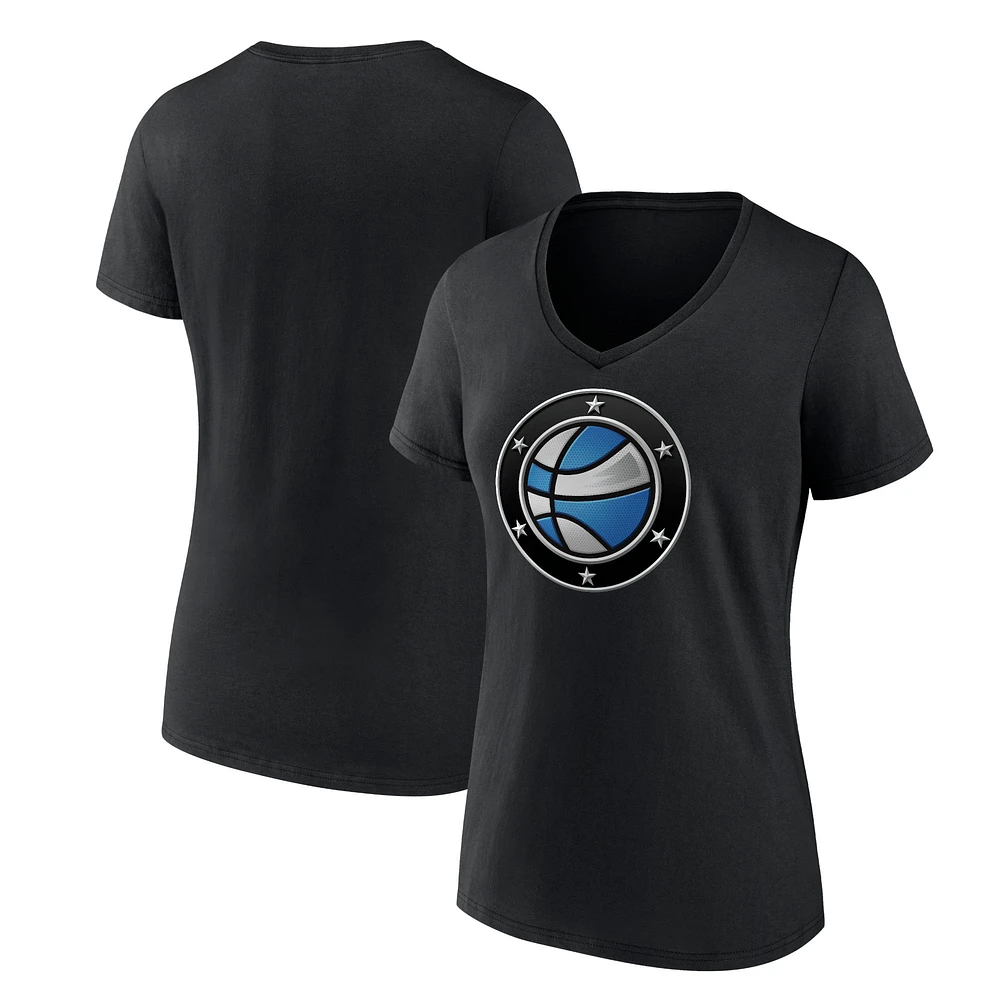 Women's Black Osceola Magic Midnight Mascot V-Neck T-Shirt