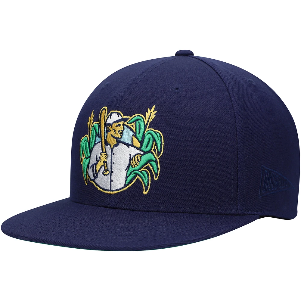 Men's Baseballism Navy Field of Dreams People Will Come Snapback Hat