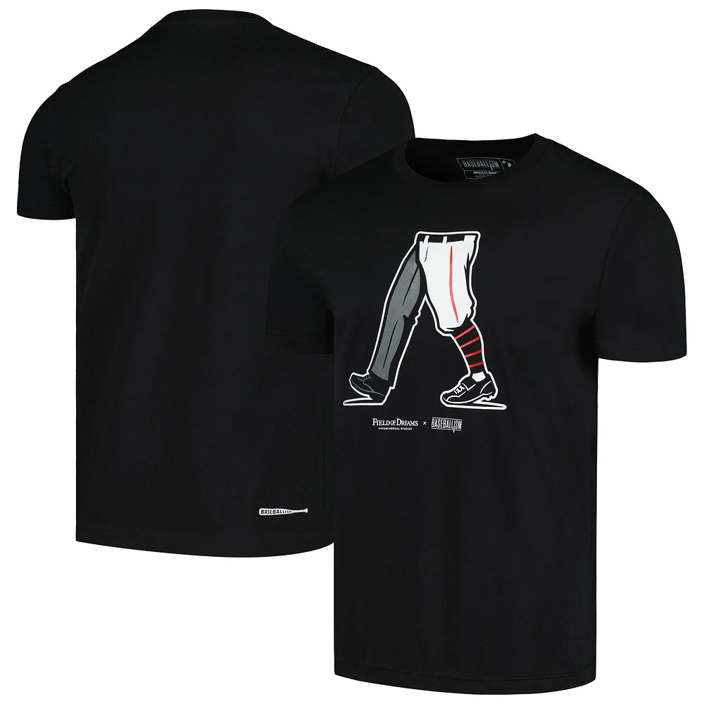 Unisex Baseballism Black Field of Dreams Moonlight T-Shirt