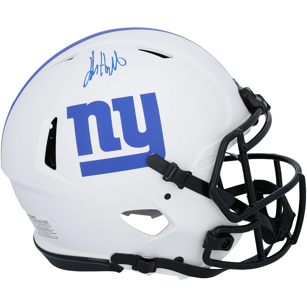Jalin Hyatt New York Giants Autographed Riddell Lunar Eclipse Speed Authentic Helmet