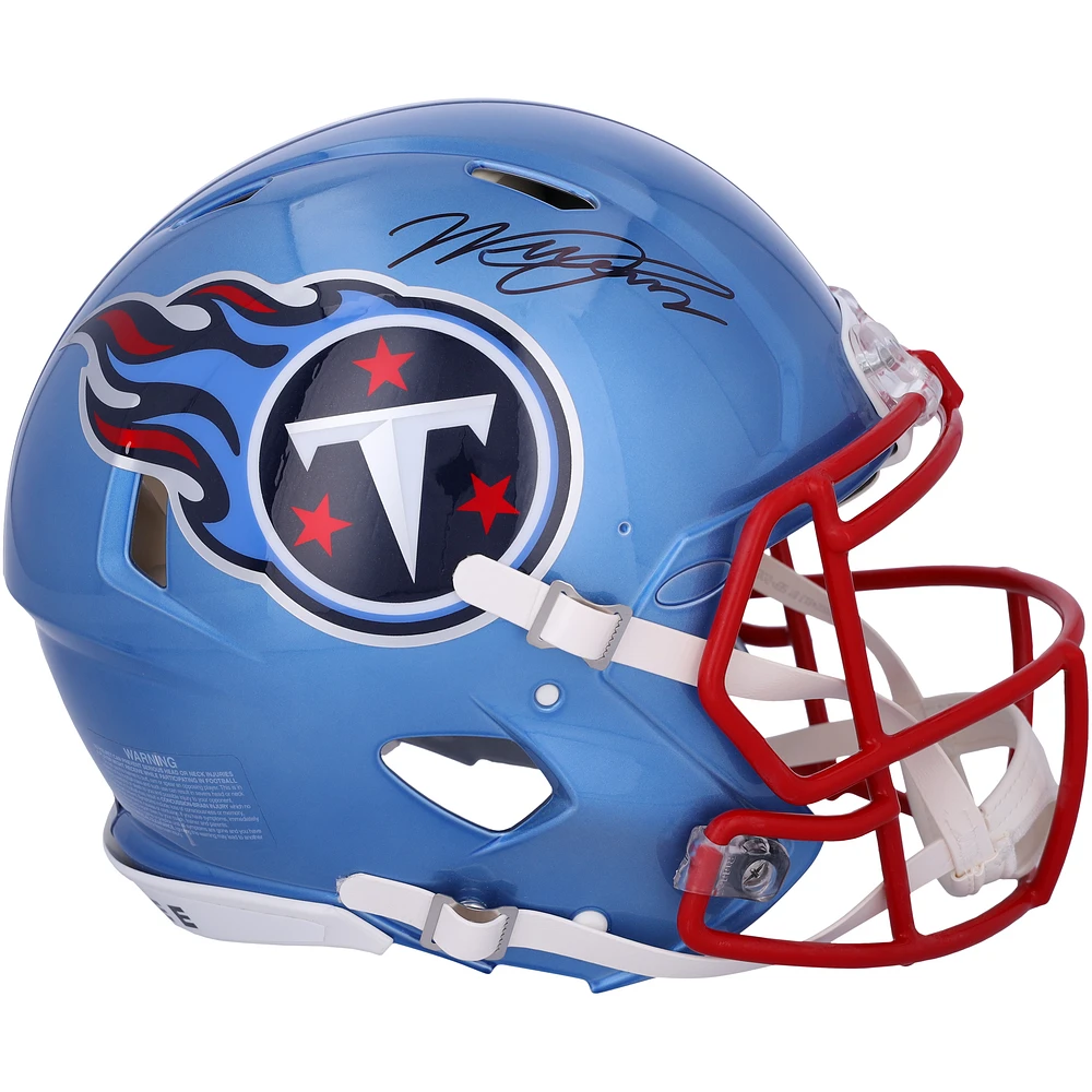 Will Levis Tennessee Titans Autographed Riddell Flash Speed Authentic Helmet