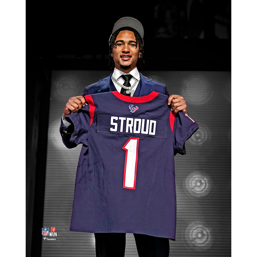 C.J. Stroud Houston Texans Unsigned Draft Night Photograph
