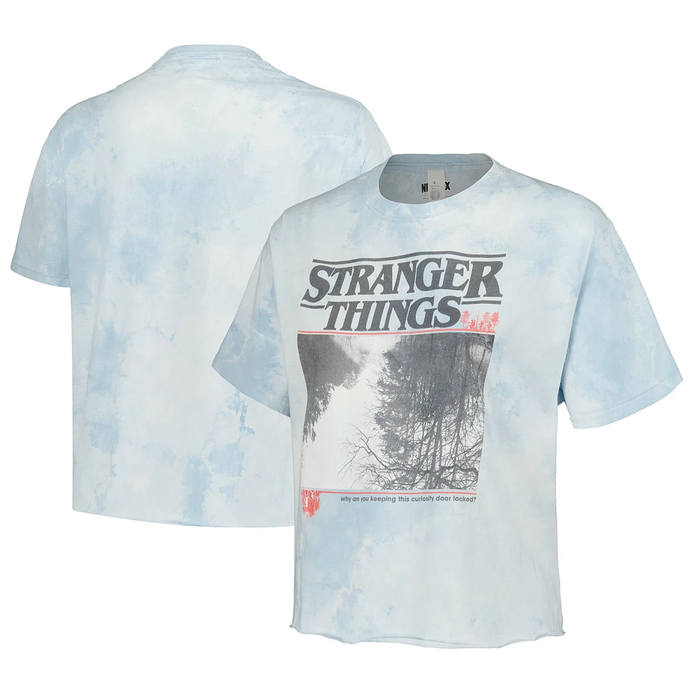 Unisex Mad Engine White Stranger Things Upside Down Photo T-Shirt