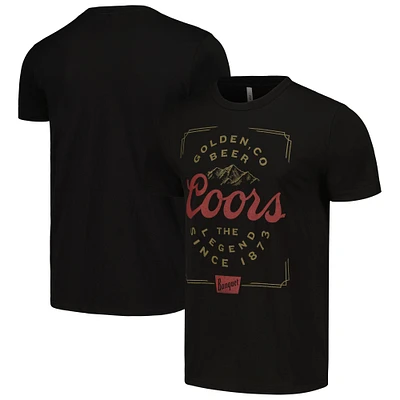 Unisex Black Coors Vintage T-Shirt
