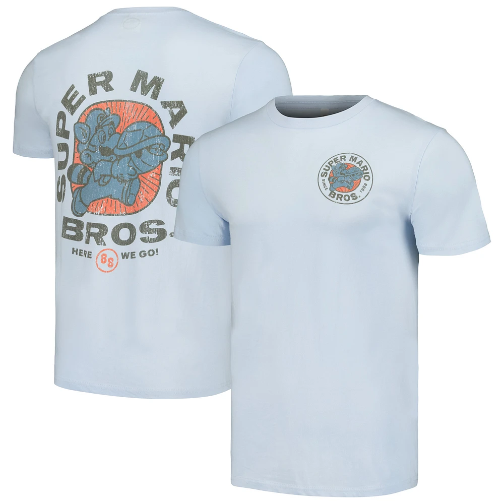 Unisex Light Blue Nintendo Super Mario Bros. Shell Game T-Shirt