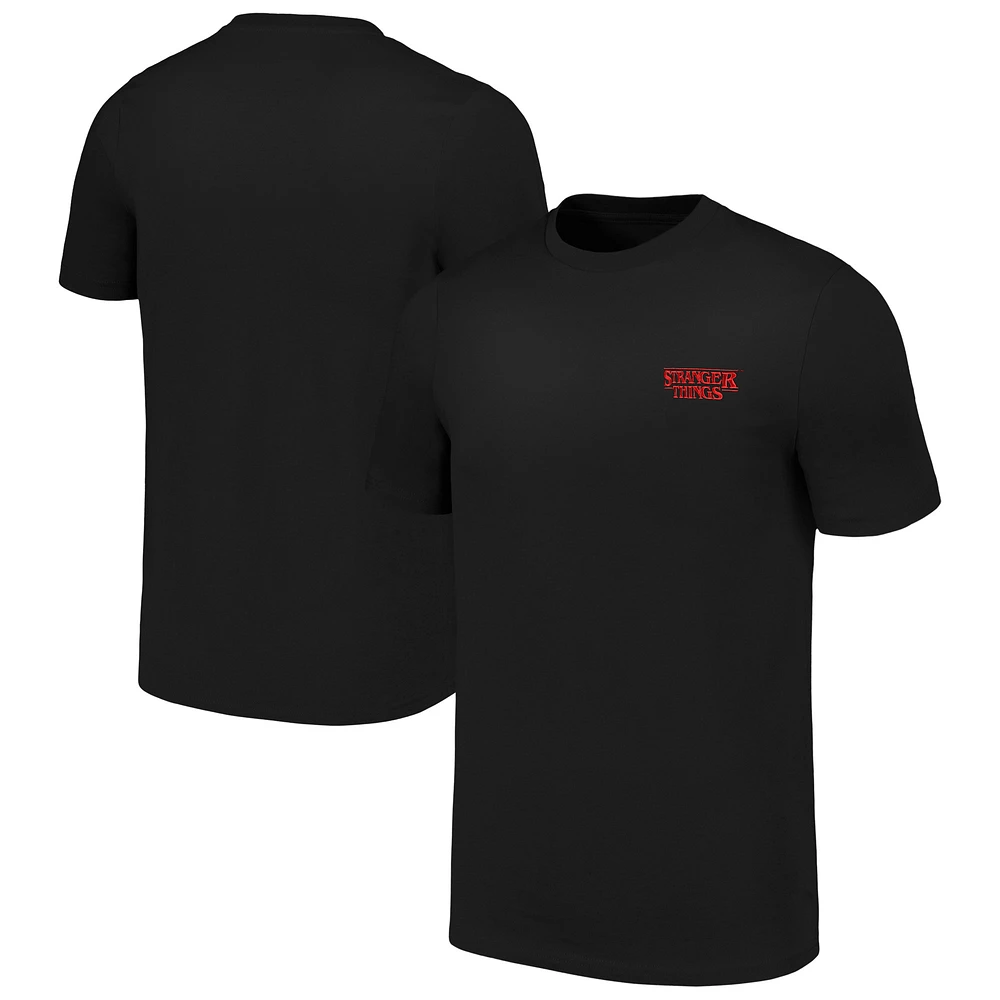 Unisex Black Stranger Things Logo T-Shirt