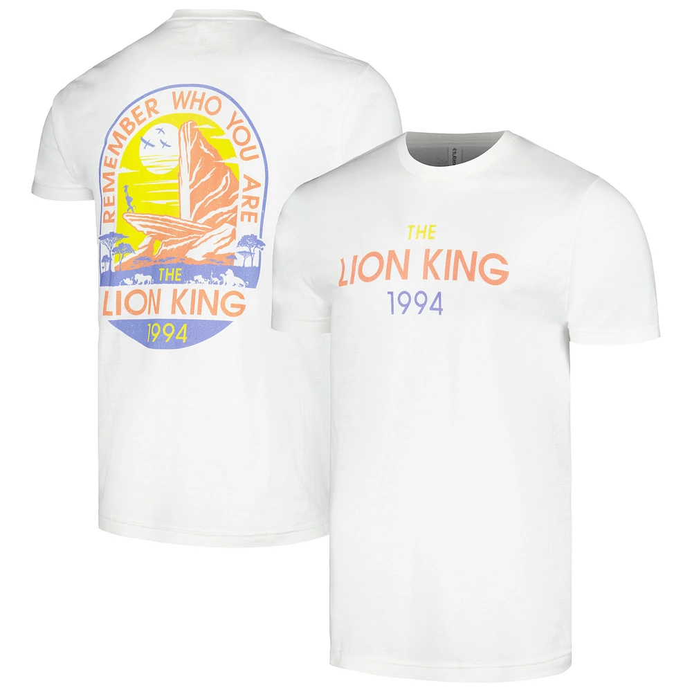 Unisex White The Lion King Always Remember T-Shirt