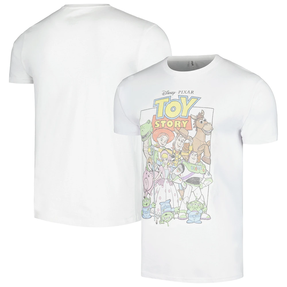 Unisex White Toy Story Group T-Shirt