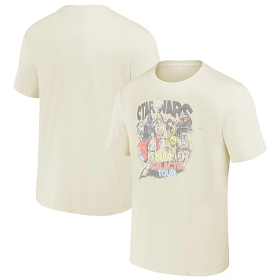 Unisex Cream Star Wars Soft Vintage T-Shirt