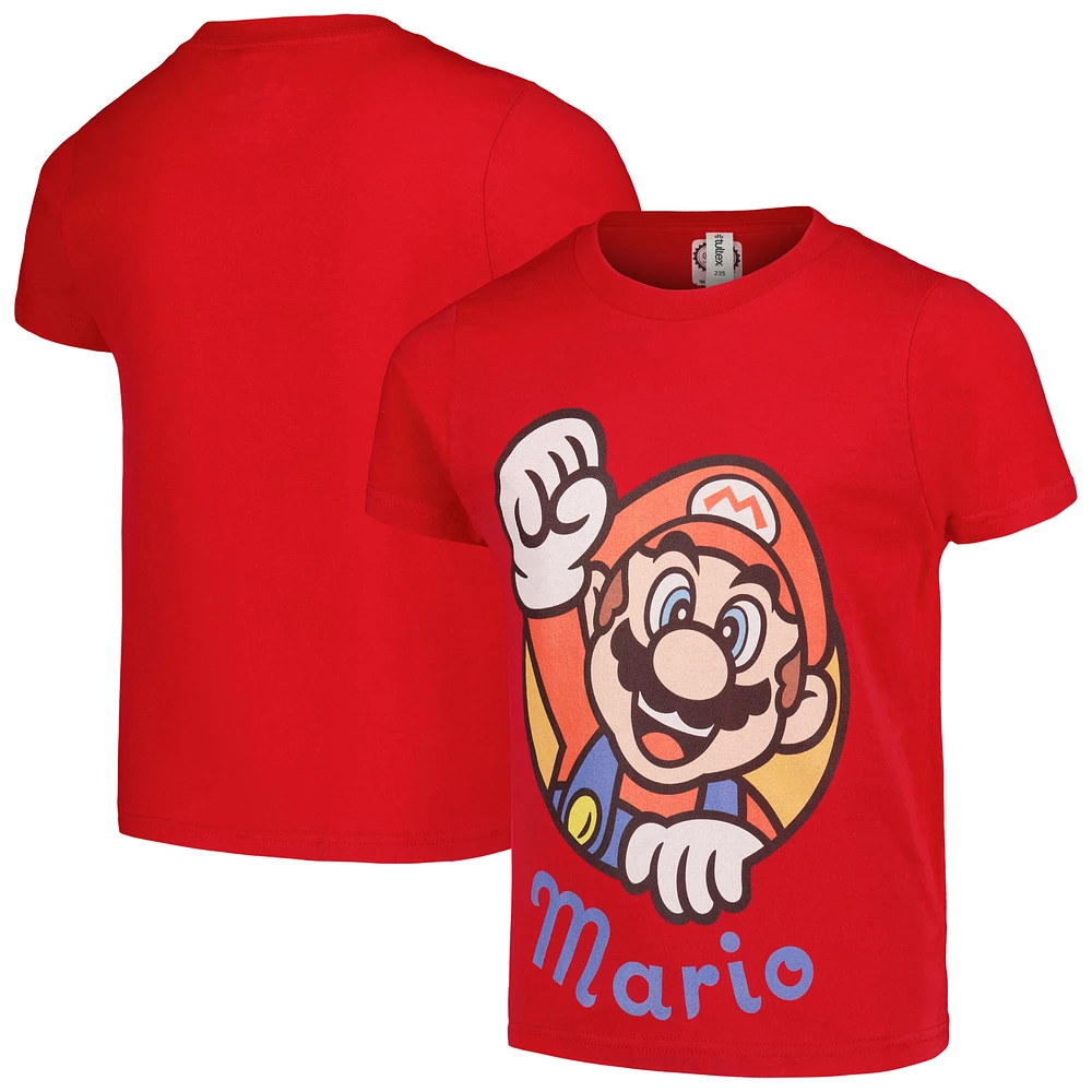 Youth Red Mario Graphic T-Shirt