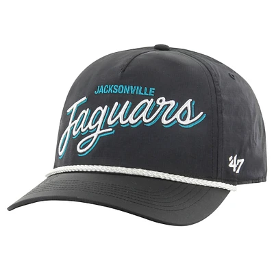 Men's '47 Black Jacksonville Jaguars Fairway Hitch brrr Adjustable Hat