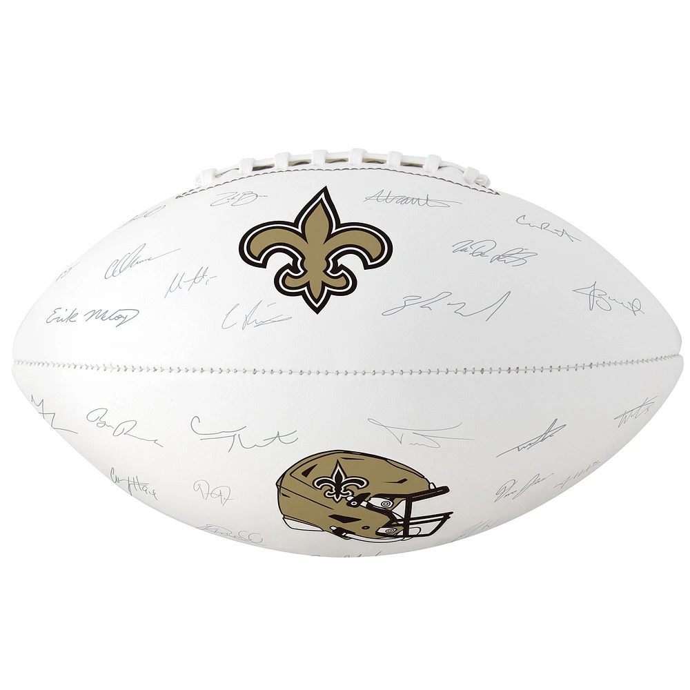 New Orleans Saints Autograph Signature Football