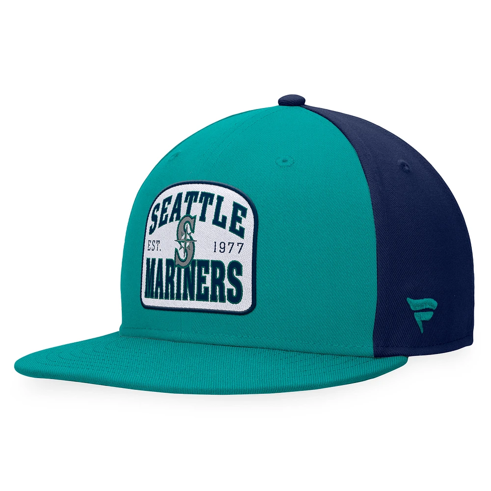 Men's Fanatics Teal Seattle Mariners Seattle Mariners Cycle Snapback Hat