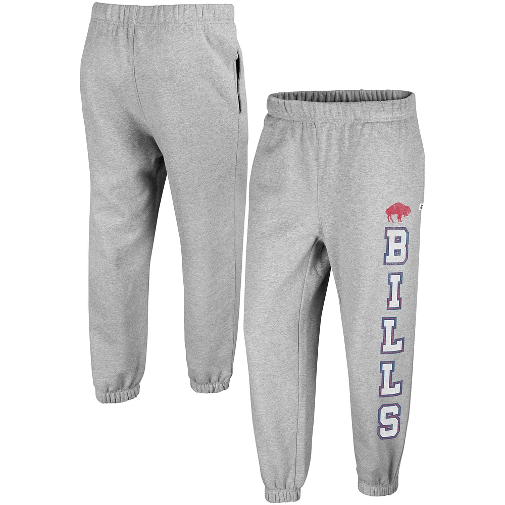 Women's '47 Gray Buffalo Bills Double Pro Harper Jogger Sweatpants