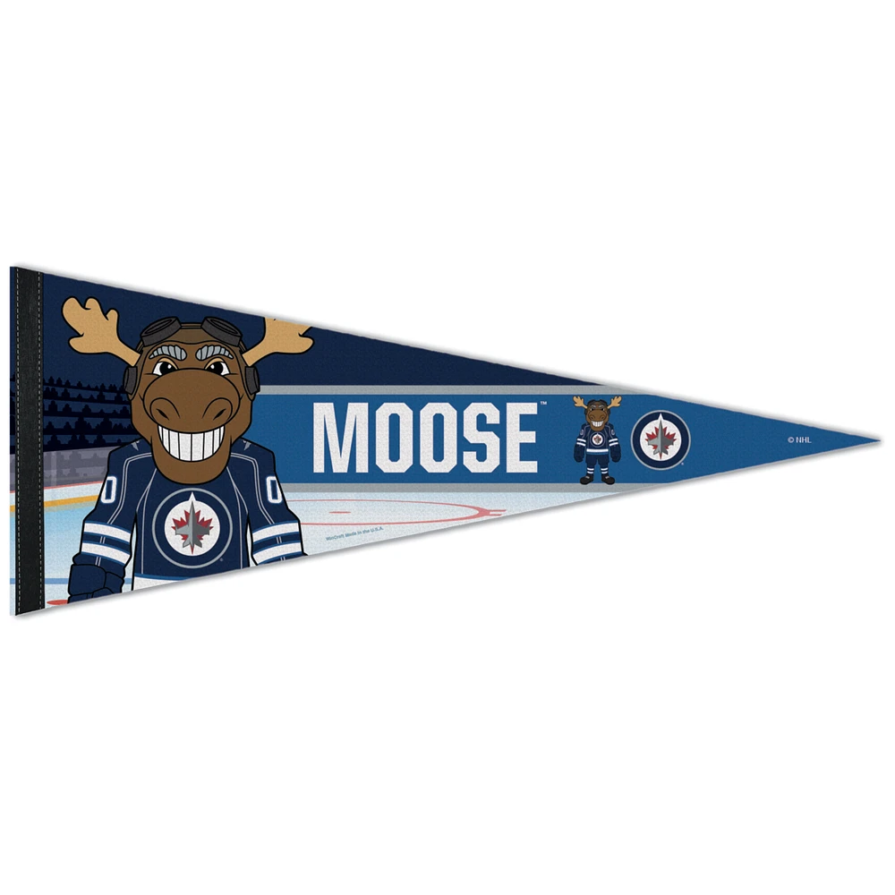 WinCraft Winnipeg Jets 12" x 30" Mascot Premium Pennant