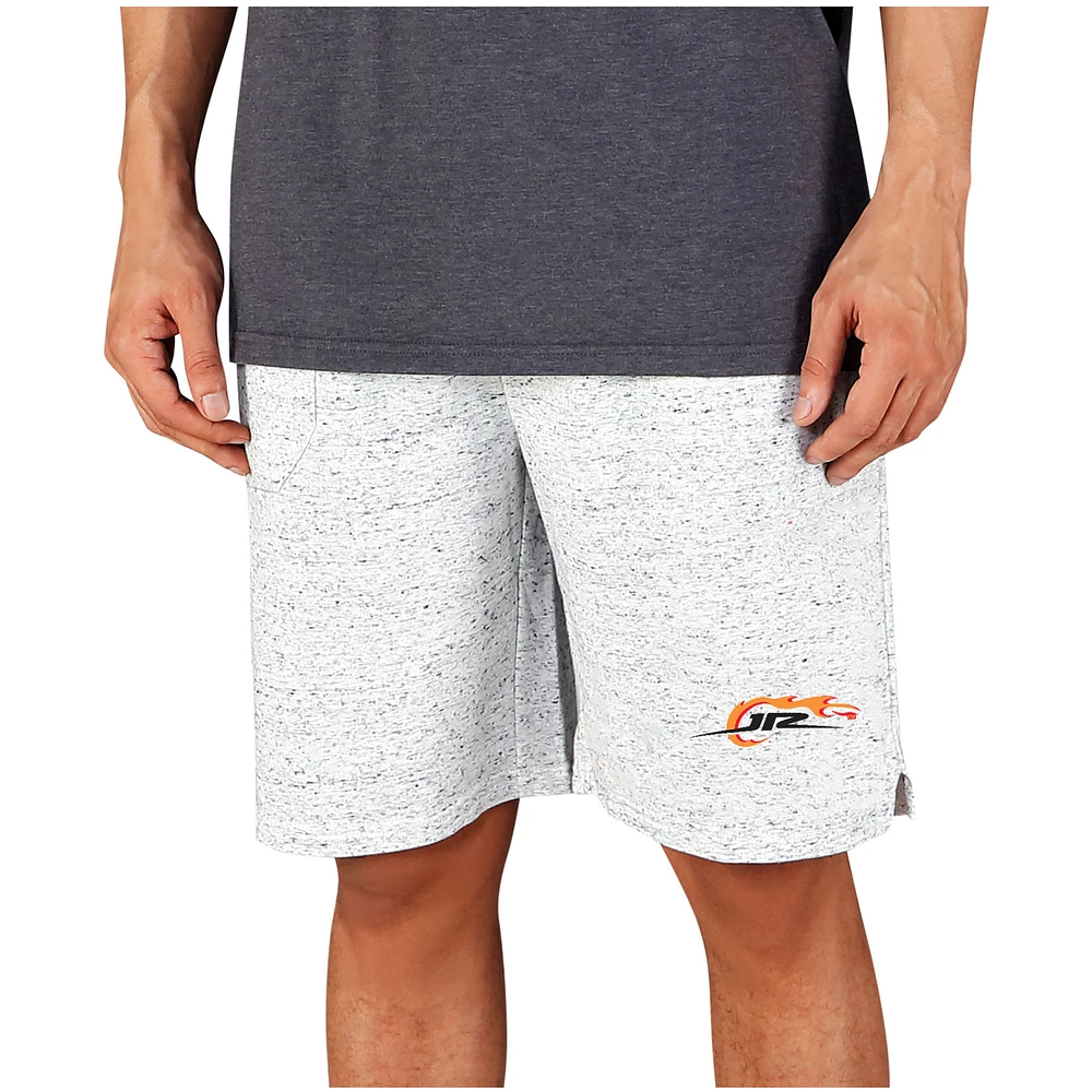 Men's Concepts Sport White/Charcoal Dale Earnhardt Jr. Throttle Knit Jam Shorts