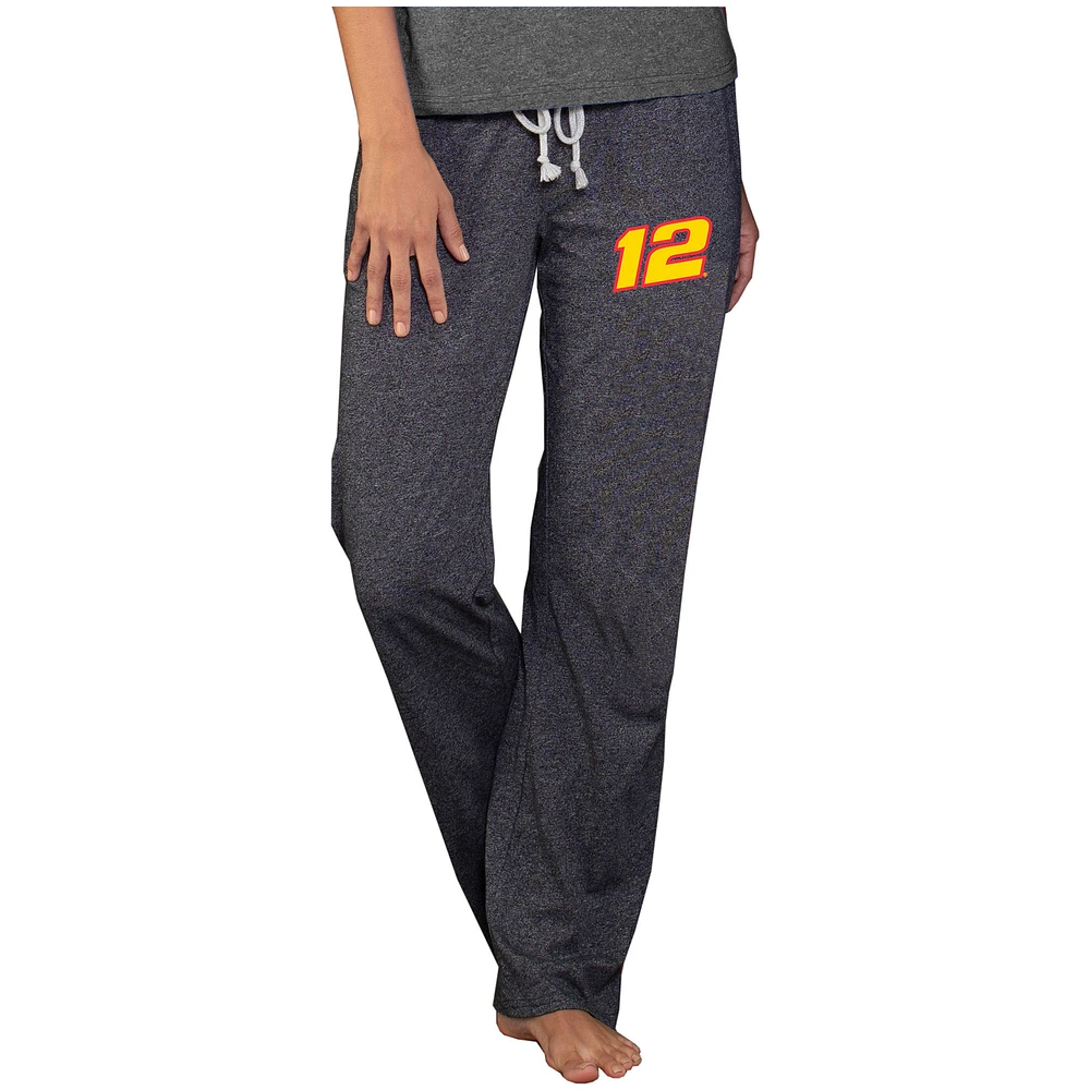 Women's Concepts Sport Charcoal Ryan Blaney Quest Knit Pants