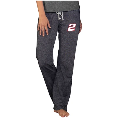 Women's Concepts Sport Charcoal Austin Cindric Quest Knit Pants