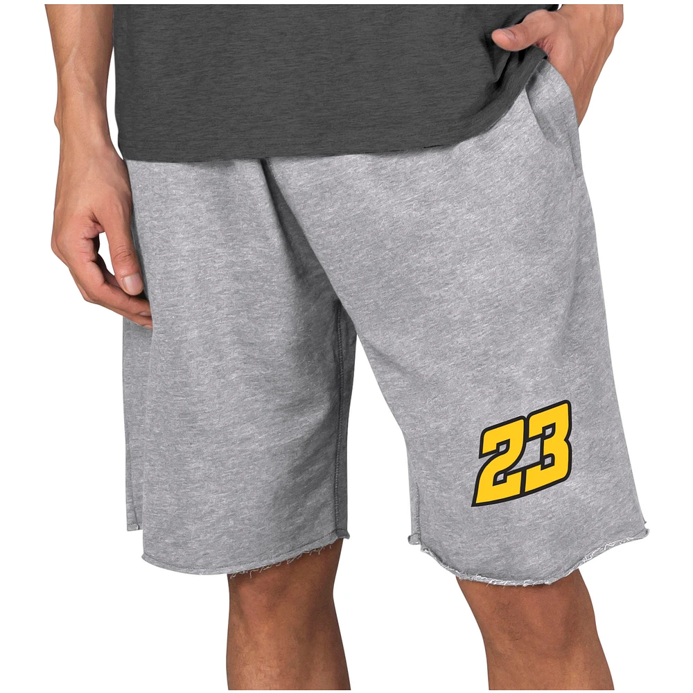 Men's Concepts Sport Gray Bubba Wallace Mainstream Terry Shorts