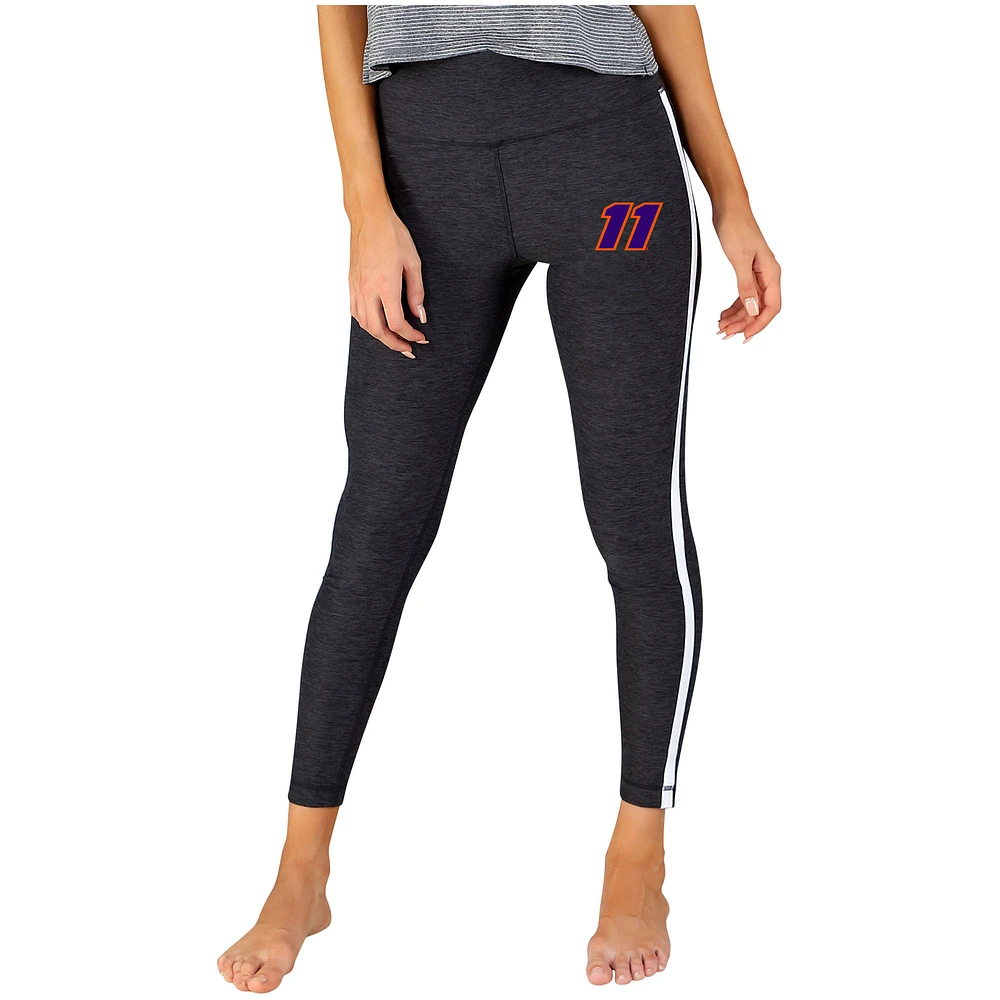 Women's Concepts Sport Charcoal/White Denny Hamlin Centerline Knit Leggings