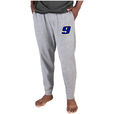 Men's Concepts Sport Gray Chase Elliott Mainstream Cuffed Terry Pants