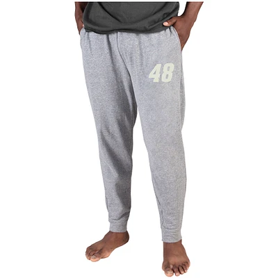 Men's Concepts Sport Gray Alex Bowman Mainstream Cuffed Terry Pants
