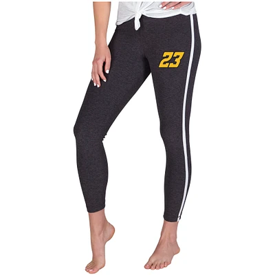 Women's Concepts Sport Charcoal/White Bubba Wallace Centerline Knit Leggings
