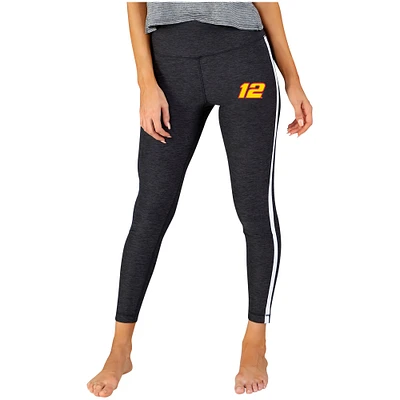 Women's Concepts Sport Charcoal/White Ryan Blaney Centerline Knit Leggings
