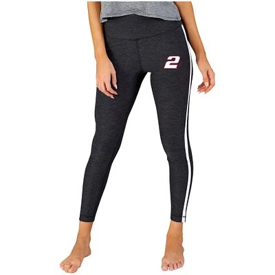 Women's Concepts Sport Charcoal/White Austin Cindric Centerline Knit Leggings