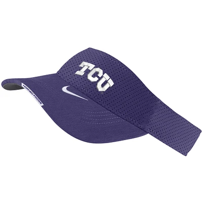 Men's Nike Purple TCU Horned Frogs 2023 Sideline Performance Adjustable Visor