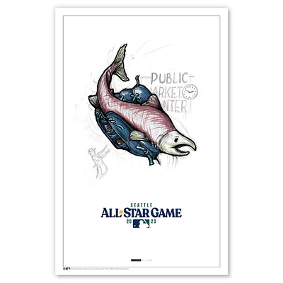 2023 MLB All-Star Game 11" x 17" Limited Edition Poster Print
