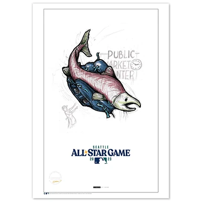 2023 MLB All-Star Game 24" x 36" Limited Edition Art Print