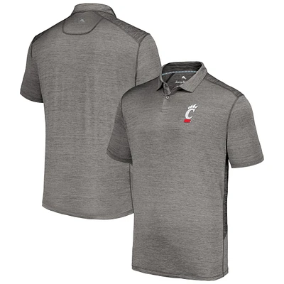 Men's Tommy Bahama Gray Cincinnati Bearcats Delray IslandZone Polo