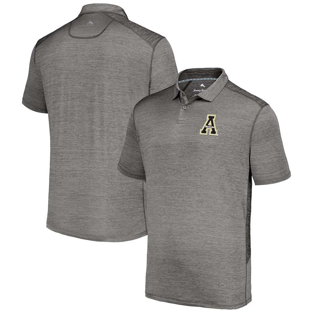 Men's Tommy Bahama Gray Appalachian State Mountaineers Delray IslandZone Polo