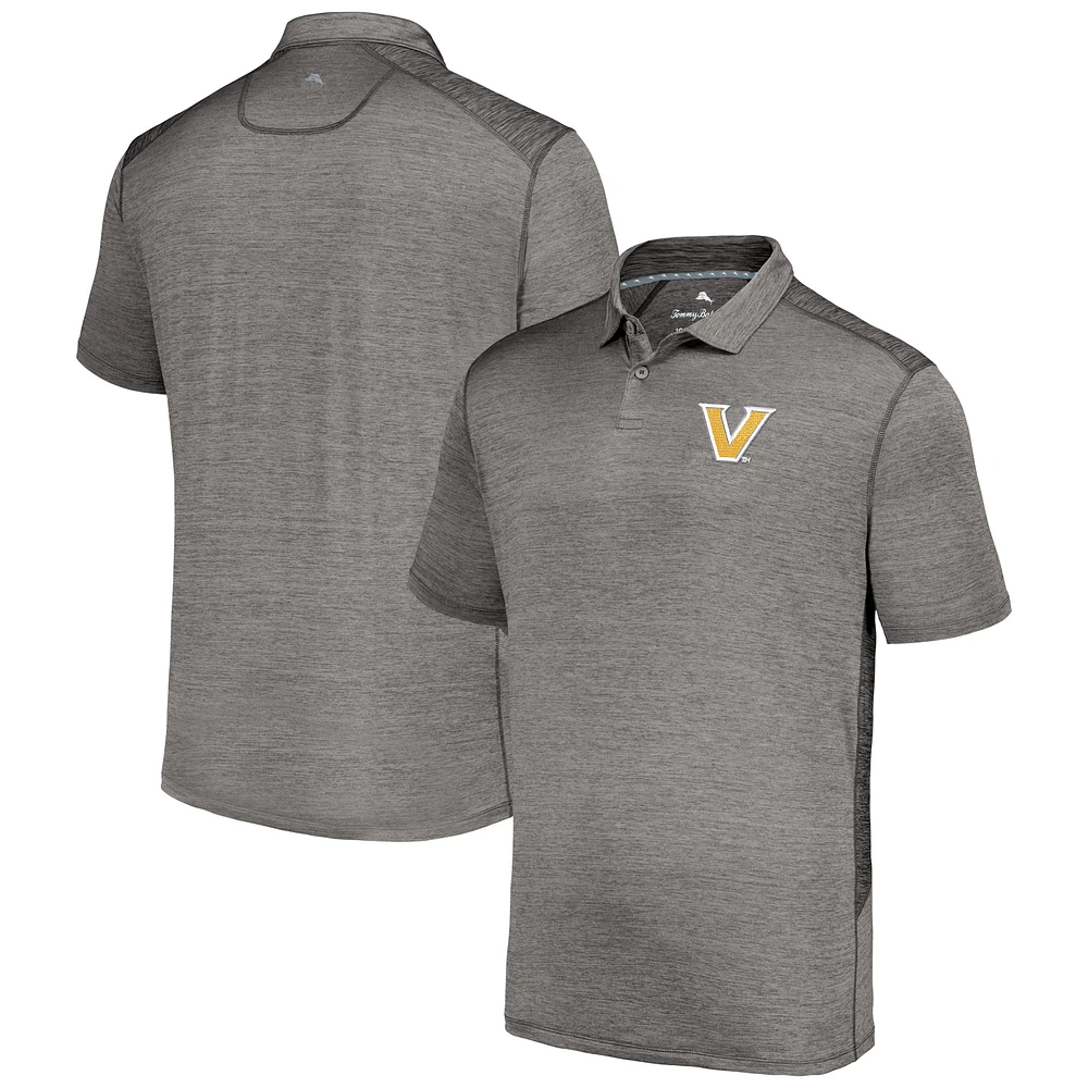 Men's Tommy Bahama Gray Vanderbilt Commodores Delray IslandZone Polo