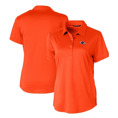 Women's Cutter & Buck Orange UTSA Roadrunners DryTec Prospect Textured Stretch Polo
