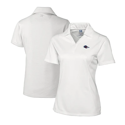 Women's Cutter & Buck White UTSA Roadrunners DryTec Genre Textured Solid Polo