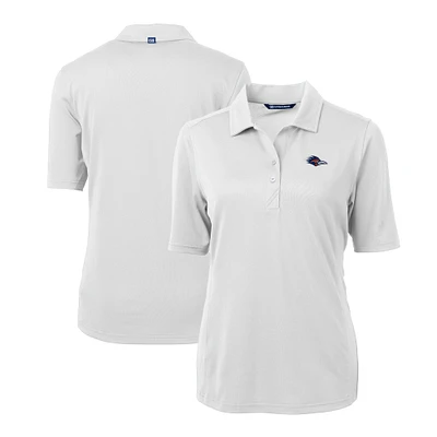 Women's Cutter & Buck White UTSA Roadrunners DryTec Virtue Eco Pique Recycled Polo