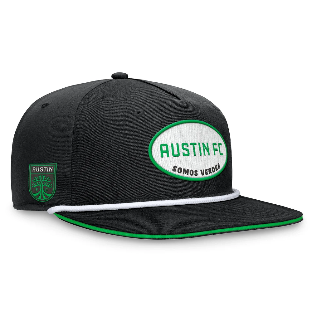Men's Fanatics Black Austin FC Iron Golf Snapback Hat