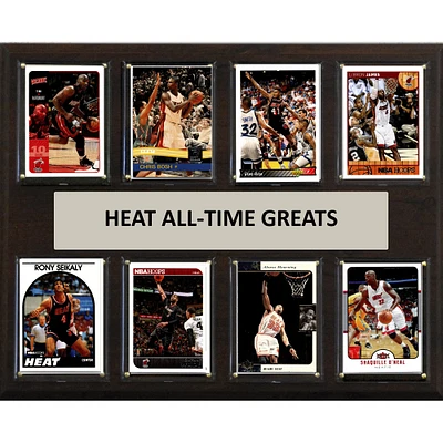 Miami Heat 12" x 15" Trading Card Plaque
