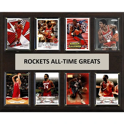 Houston Rockets 12" x 15" Trading Card Plaque