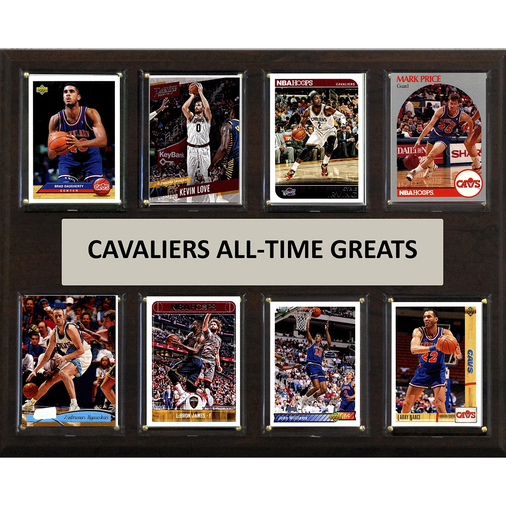 Cleveland Cavaliers 12" x 15" Trading Card Plaque