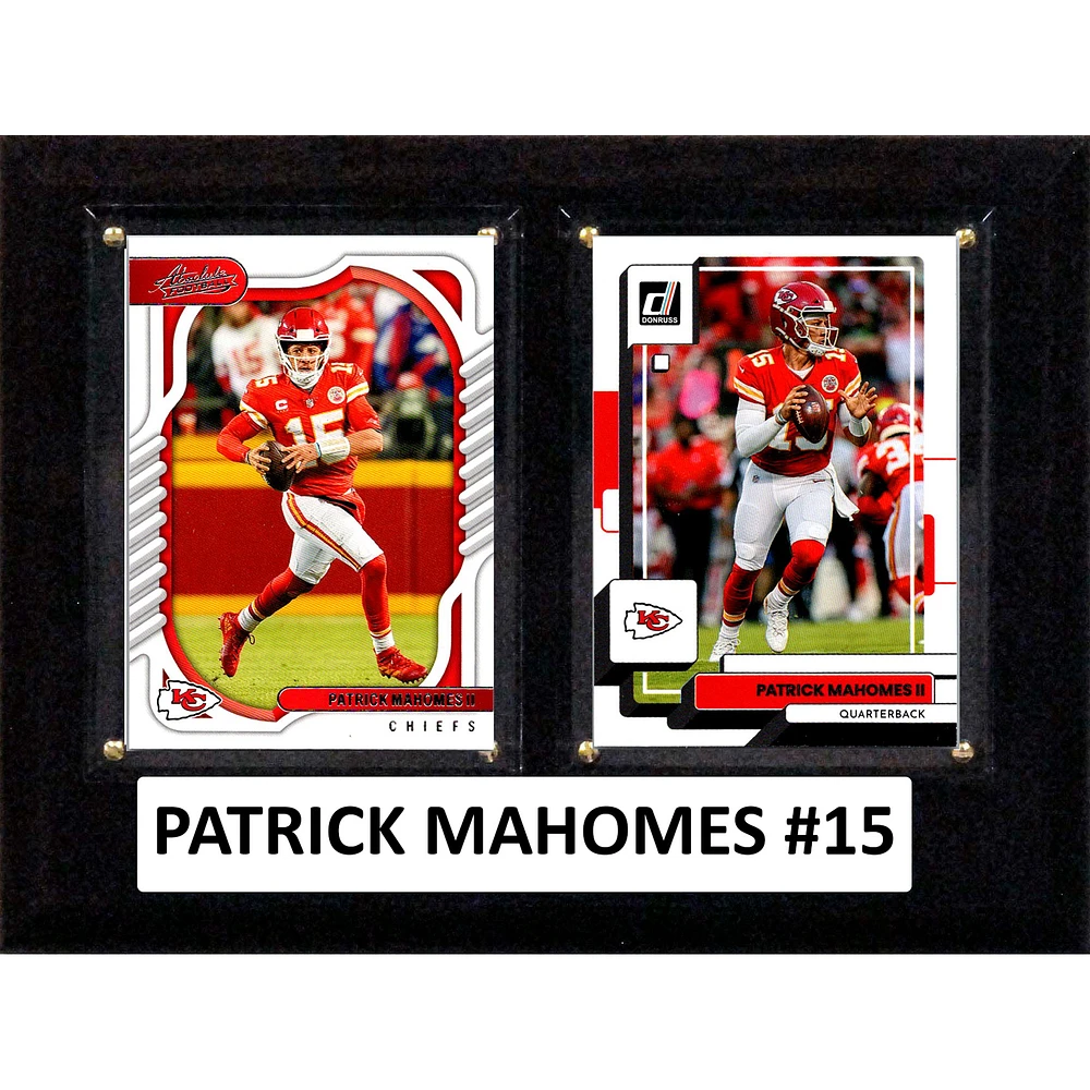 Patrick Mahomes Kansas City Chiefs 6" x 8" Trading Card Plaque