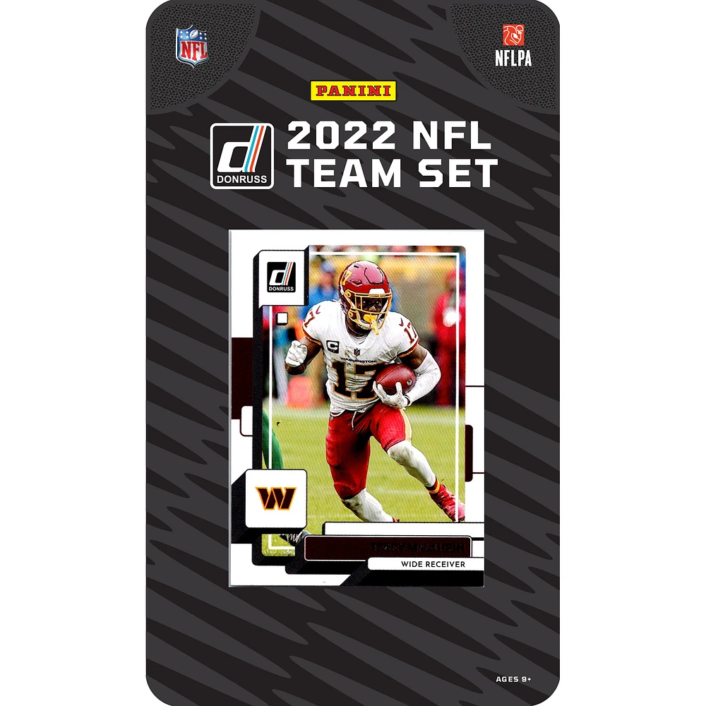 Washington Commanders 2022 Trading Cards Team Set