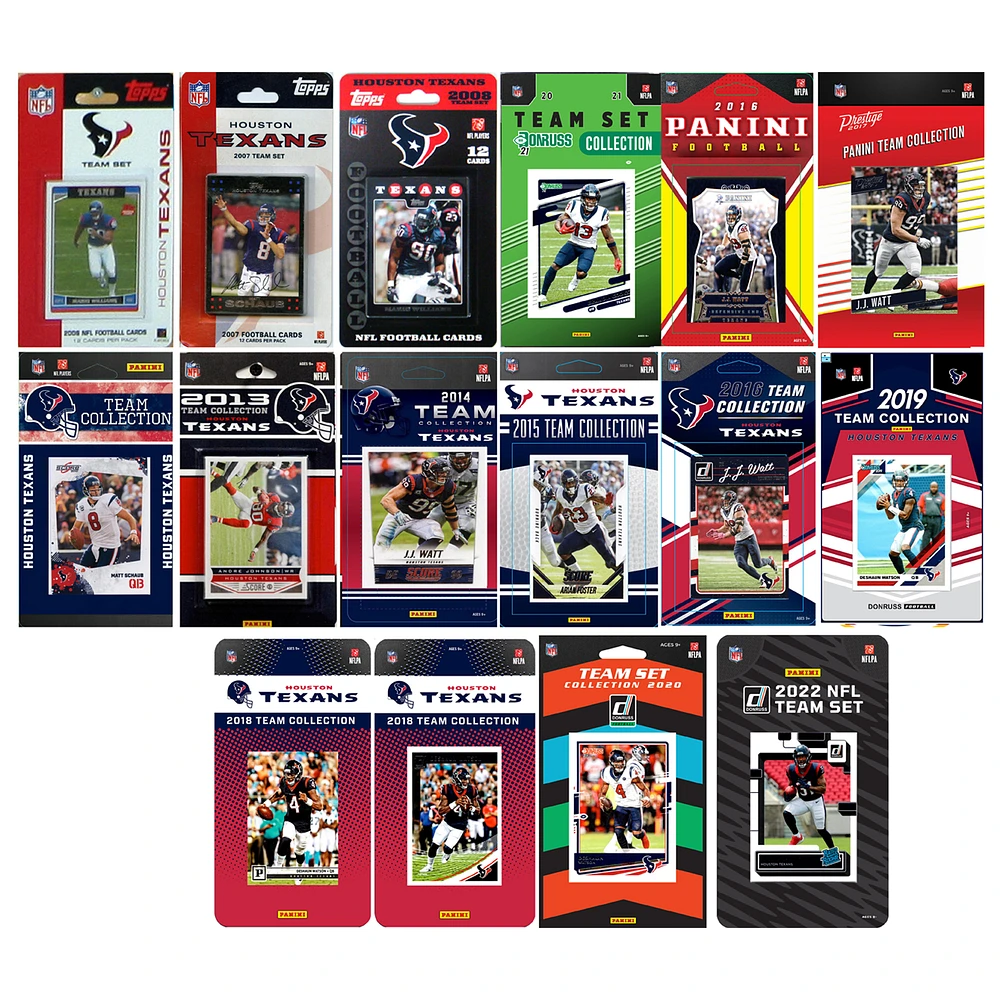 Houston Texans Trading Cards Team Sets