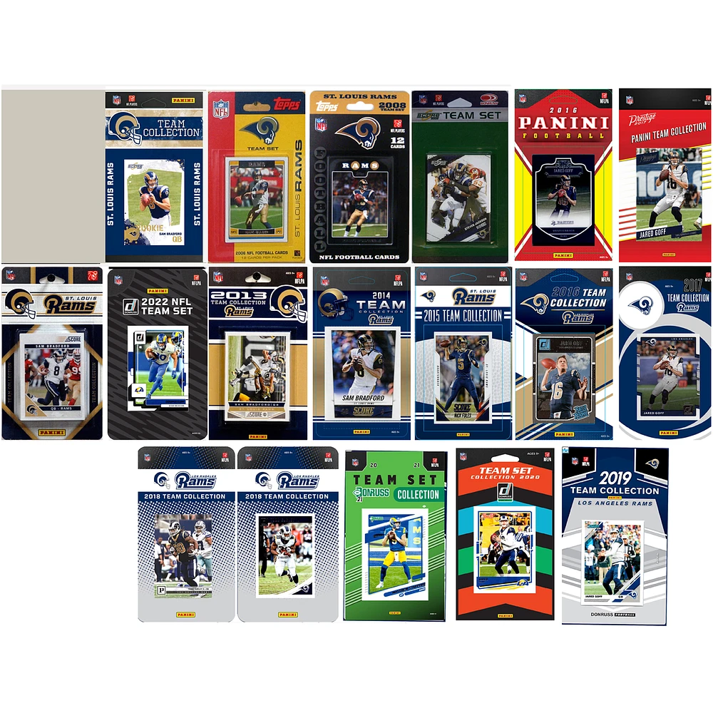 Los Angeles Rams Trading Cards Team Sets